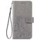 Mobigear Clover Samsung Galaxy A32 4G Hoesje Bookcase Portemonnee - Grijs