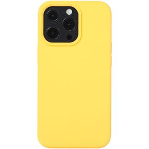 Mobigear Rubber Touch iPhone 14 Plus Siliconen Hoesje Backcover - Geel