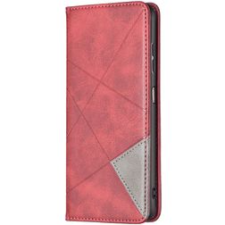 Mobigear Rhombus Slim Nokia G21 Hoesje Bookcase - Rood