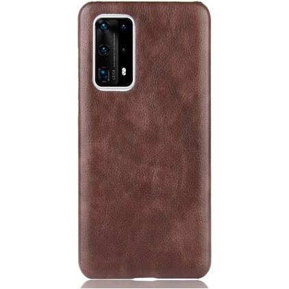 Mobigear Excellent Huawei P40 Pro Plus Hoesje Hardcase Backcover - Bruin