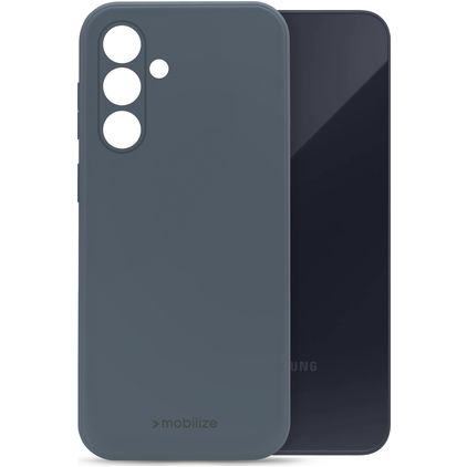 Mobilize Rubber Gelly Samsung Galaxy A35 Hoesje Flexibel TPU Backcover - Matt Blue