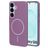 Mobiparts Slim Line Samsung Galaxy S25 MagSafe Hoesje Hardcase Backcover - Imperial Purple