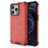 Mobigear Honeycomb iPhone 14 Hoesje Hardcase Backcover Shockproof - Rood