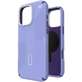 Speck Presidio2 Grip iPhone 16 Pro Max MagSafe Hoesje Hardcase Backcover Shockproof - Future Lavender