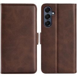 Mobigear Slim Magnet Samsung Galaxy A17 Hoesje Bookcase Portemonnee - Bruin