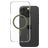 CARE by PanzerGlass Flagship iPhone 16 Pro MagSafe Hoesje Hardcase Backcover - Transparant / Groen