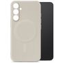 My Style Protective Flex Samsung Galaxy S24 FE MagSafe Hoesje Flexibel TPU Backcover - Antique White