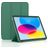 Mobigear Tri-Fold Gel iPad 10 (2022) Hoes TPU,Kunstleer Bookcase - Groen
