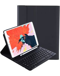 Mobigear Keys iPad Air 5 (2022) Hoes QWERTY Bluetooth Toetsenbord Bookcase + Stylus Houder - Zwart