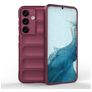 Mobigear Bumpy Samsung Galaxy S24 Hoesje Flexibel TPU Backcover - Rood
