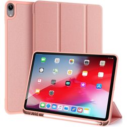 Dux Ducis Domo iPad Air 5 (2022) Hoes Bookcase + Stylus Houder - Roze