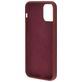 Mobiparts iPhone 13 Siliconen Hoesje Backcover - Plum Red