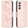 Mobigear Butterfly Samsung Galaxy S23 Hoesje Bookcase Portemonnee - Roségoud