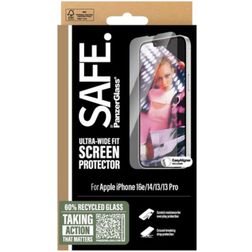 SAFE by PanzerGlass Ultra-Wide-Fit iPhone 16e Glazen Screenprotector - Case Friendly