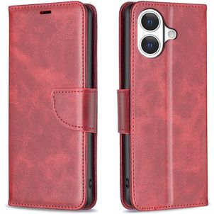 Mobigear Excellent iPhone 17 Hoesje Bookcase Portemonnee - Rood