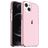 Mobigear Crystal iPhone 15 Plus Hoesje Hardcase Backcover - Roze