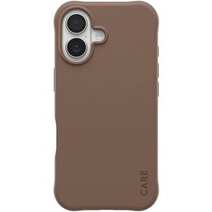 CARE by PanzerGlass Fashionable iPhone 17 Siliconen MagSafe Hoesje Backcover - Espresso