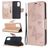 Mobigear Butterfly Samsung Galaxy S20 Hoesje Bookcase Portemonnee - Roségoud