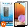 Mobigear Premium Samsung Galaxy A32 4G Glazen Screenprotector - Case Friendly - Zwart (2-Pack)