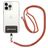 Mobigear Nylon Lanyard Universeel Telefoonkoord Verstelbaar - Rood / Groen