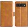 Mobigear Slim Magnet Google Pixel 8a Hoesje Bookcase Portemonnee - Cognac