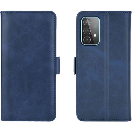 Mobigear Slim Magnet Samsung Galaxy A52s 5G Hoesje Bookcase Portemonnee - Donkerblauw