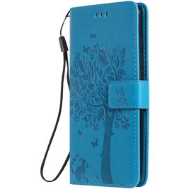 Mobigear Tree Xiaomi Mi 9T Hoesje Bookcase Portemonnee - Blauw