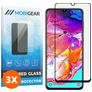 Mobigear Premium Samsung Galaxy A70 Glazen Screenprotector - Case Friendly - Zwart (3-Pack)