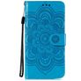 Mobigear Mandala Motorola Moto E6s (2020) Hoesje Bookcase Portemonnee - Blauw