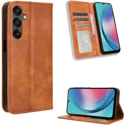 Mobigear Sensation Samsung Galaxy M55 Hoesje Bookcase Portemonnee - Bruin