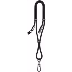 Mobilize Lanyard Nylon Universeel Telefoonkoord Verstelbaar - Zwart