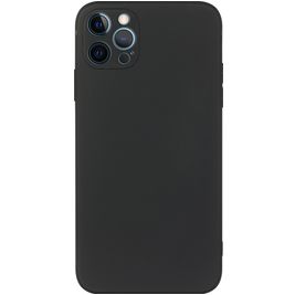 Mobigear Colors iPhone 15 Pro Hoesje Flexibel TPU Backcover - Zwart