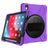 Mobigear SureGrip XGuard iPad Pro 11 Inch (2024) Hoes Hard Kunststof,Siliconen Backcover + Stylus Houder + Schouderband + Standaard - Paars