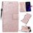 Mobigear Sunflower iPhone 11 Hoesje Bookcase Portemonnee - Roségoud