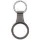 Xccess Keychain Apple AirTag Hoesje Flexibel Siliconen Sleutelhanger - Zwart