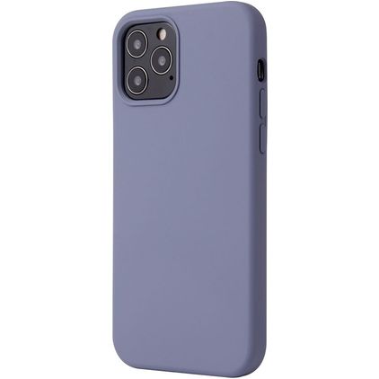 Mobigear Rubber Touch iPhone 12 Siliconen Hoesje Backcover - Lavender