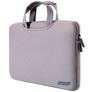 Mobigear Neon Neopreen Laptop Aktetas 13 - 14 inch Laptoptas + Handvat - Grijs