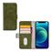 Mobilize Elite Gelly iPhone 12 Mini Hoesje Bookcase - Groen