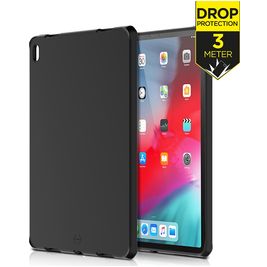 ITSkins SpectrumSolid iPad Pro 11 Inch (2018) Hoes Flexibel TPU Backcover - Plain Black
