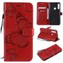 Mobigear Butterfly Huawei P Smart Z Hoesje Bookcase Portemonnee - Rood