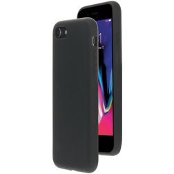Mobiparts iPhone SE (2020) Siliconen Hoesje Backcover - Zwart