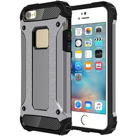 Mobigear Outdoor iPhone 5 Hoesje Hardcase Backcover Shockproof - Grijs