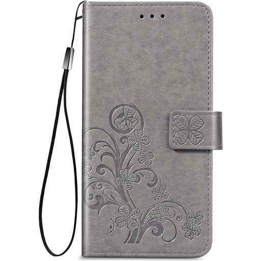Mobigear Four-leaf Wallet Case Gray Xiaomi Poco X3