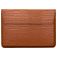 Mobigear Envelope Croco Laptop Sleeve 15 - 16 inch Laptop hoes - Bruin