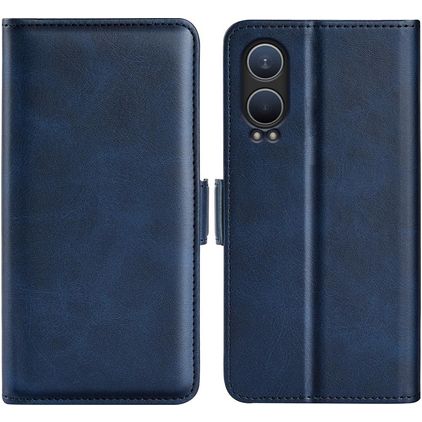 Mobigear Slim Magnet OnePlus Nord CE 4 Lite Hoesje Bookcase Portemonnee - Donkerblauw