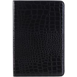 Mobigear Croco iPad Mini 4 (2015) Hoes Bookcase - Zwart