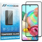 Mobigear Premium Samsung Galaxy A71 Glazen Screenprotector - Case Friendly - Zwart Mobigear Premium Samsung Galaxy A71 Glazen Screenprotector - Case Friendly - Zwart