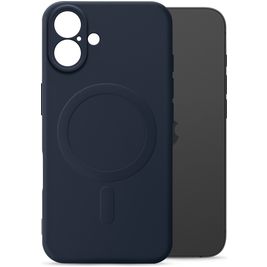 My Style Protective Flex iPhone 16 Plus MagSafe Hoesje Flexibel TPU Backcover - Marineblauw