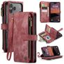 CaseMe C30 iPhone 17 Pro Max Hoesje Bookcase Portemonnee - Rood