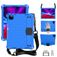 Mobigear HexStrap iPad Pro 11 Inch (2024) Hoes EVA Schuim Backcover + Schouderband - Blauw